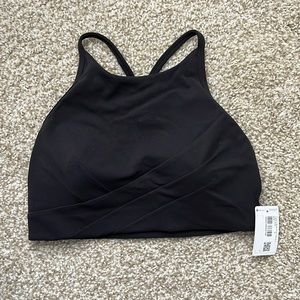 Sold NWT Lululemon Flow Y Wrap Front High Neck Bra